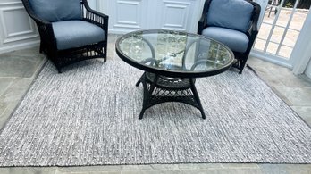 Annie Selke Hobnail Handwoven Indoor/Outdoor Area Rug (RETAIL $698)