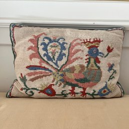 A Needlepoint Pheasant Pillow
