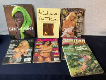 Mixed Erotic Magazine And Book Lot