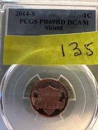 UNION SHIELD  2014S PR69RD DCAM  PCGS