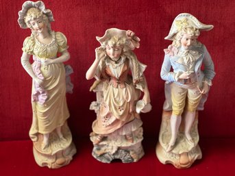 Three Bisque German Figurines, Grafenthal