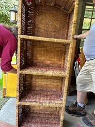 Wicker Bookcase