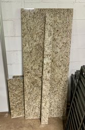 4 Pc Granite Lot ~ Largest 63 Inches X 25 1/2 Inches ~