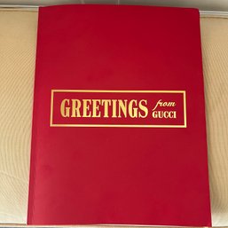 Gucci 2022 Gift Wrap - Collectible Gucci Catalogue Accessory