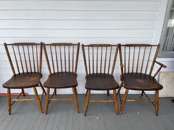 Set Of 4 Hitchcock Chairs