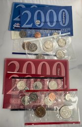 2000 United States Mint Uncirculated Coin Set Denver And Philadelphia