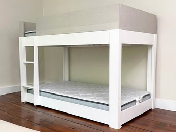 Solid Wood Bunkbeds By Pottery Barn With Beautyrest Mattresses