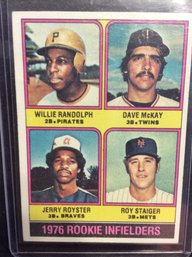 1976 Topps Willie Randolph Rookie Card - M