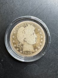 1905 Barber Silver Quarter