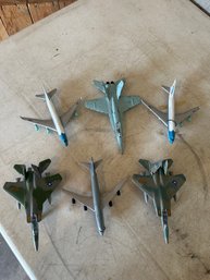 Group Of Toy Planes (some Wings Damaged)