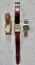 3 VTG Watches Not Running- Gold Filled Elgin -Bulova-Mido Swing Line ( READ Description) For Repair Or Parts