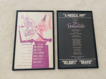 Broadway & Off Broadway Framed Posters