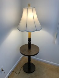 Vintage Floor Lamp With Round Table