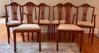 Group Of Six Georgian Style Dinning Chairs