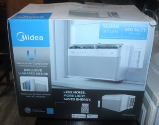 Brand New Midea 12,000 Btu U-shaped Smart Invented Air Conditioner In Box