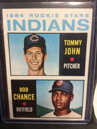 1964 Topps Tommy John Rookie Card - M