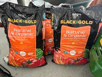 3 NEW Large Bags Of Organic Potting Soil