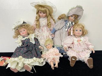 Lot Of Porcelain Dolls
