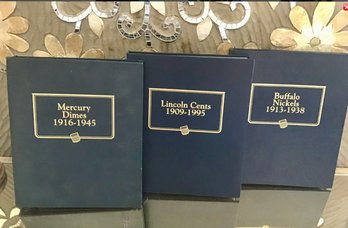 Whitman Classic Coin Albums With Some Coins!