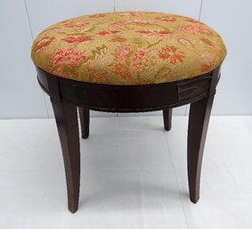 An Upholstered Round Vanity Stool - Albany,  New York