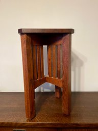 Small Mission Style Side Table / Plant Stand