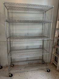 Portable 5-shelf Wire Rack 1 Of 4