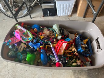 Huge Bin Of Miscellaneous Toys