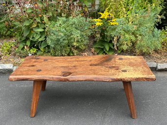 Live Edge Pine Bench/coffee Table