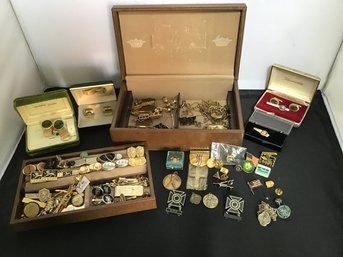 Mixed Men's Jewelry Box Lot