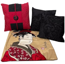 New Natori Geisha Pillows & Pillow Cover