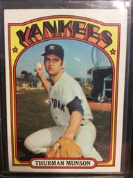 1972 Topps Thurman Munson - M