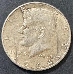 1964 Forty Percent Silver Kennedy Half Dollar