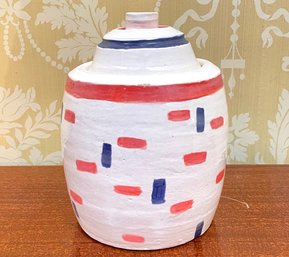 A Handmade Ceramic Jar