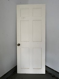 A Collection Of 3 Solid Wood 6 Panel Doors