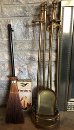 Fireplace Tools And A Sweet Hearth Broom