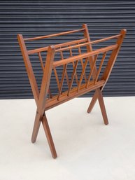 Mid Century Scissor Magazine Rack