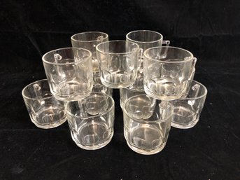 Vintage Clear Punch Cups