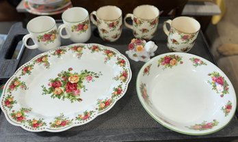 8 Pc Old Country Roses Lot ~ Royal Albert ~