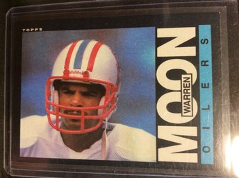 1985 Topps Warren Moon Rookie Card - M