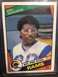 1984 Topps Eric Dickerson Rookie Card - M