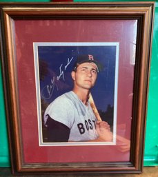 Autographed Carl Yastrzemski Photograph With COA