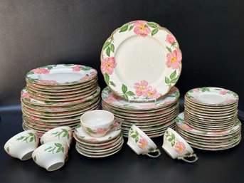 An Assortment Of Tableware By Franciscan, Desert Rose Pattern