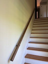 A Wood Handrail - 151 Inches  -  Rear Stairs Annex