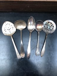 Vintage Plated Serving Utensils