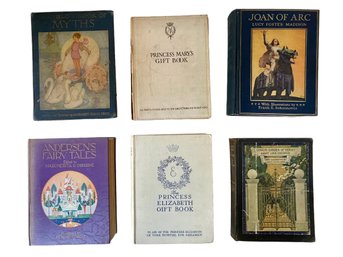 Collection Of 6 Antique Children's Books - Date Range: 1909 To 1935