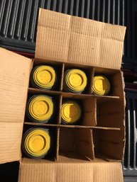 Partial Box Of Remington Skeet. 60-65 Yellow Clay Birds For Skeet Shooting