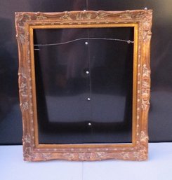 Ornate Larger Sized Carved Wooden Picture Frame