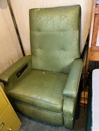 Vintage Niagara Heated Vibrating Massage Chair In Avocado Green