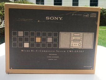 Unopened In Box! Sony Micro Hi-fi Component System Model CMT-eP 707