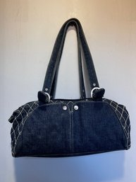 Vera Bradley Quilted Denim Shoulder Bag